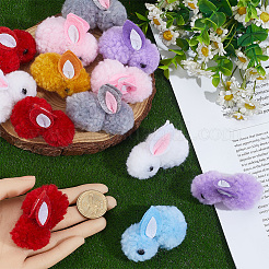 28Pcs 7 Colors Wool Felt Ball&nbsp;AJEW-SC0031-37A