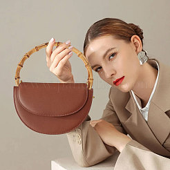 Bamboo Stick D Ring Bag Handles&nbsp;LS-PURS-WH0816-004