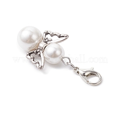 2Pcs Shell Pearl Angel Pendant Decorations&nbsp;HJEW-JM04033