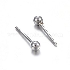 Tarnish Resistant 304 Stainless Steel Stud Earrings&nbsp;LS-EJEW-P161-01P