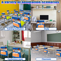 Polyester Classroom Chair Back Hanging Organizer&nbsp;AJEW-WH20017-46B