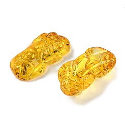 Spray Painted Imitation Jade Glass Beads&nbsp;GLAA-Z007-01C