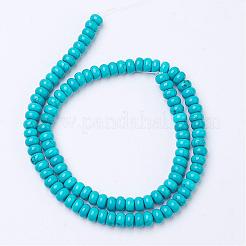 Natural Magnesite Bead Strands&nbsp;G-P286-05-6mm