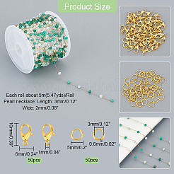DIY Chain Bracelet Necklace Making Kit&nbsp;DIY-NB0008-59