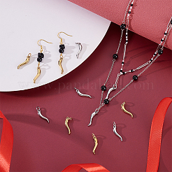 12Pcs 2 Colors 304 Stainless Steel Pendants&nbsp;PALLOY-PH01906