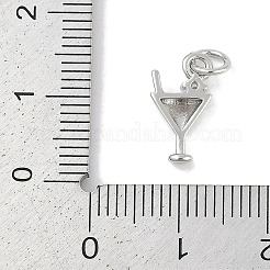 Brass Micro Pave Cubic Zirconia Pendants&nbsp;KK-Q028-70P-02