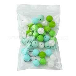 35Pcs Food Grade Eco-Friendly Silicone Focal Beads&nbsp;SIL-FS0001-22F