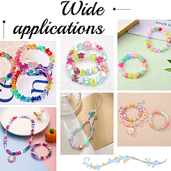 800Pcs 2 Styles Eco-Friendly Transparent Acrylic Beads&nbsp;TACR-SP0001-01D