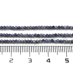 Natural Sapphire Beads Strands&nbsp;G-F509-18A-2mm