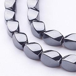Non-Magnetic Synthetic Hematite Beads Strands&nbsp;G-E001-4-8x5mm