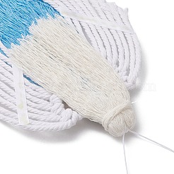 Handmade Macrame Cotton Angel Hanging Ornaments&nbsp;HJEW-JM02760-01