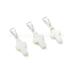 Natural Freshwater Shell Pendants&nbsp;PALLOY-JF05395