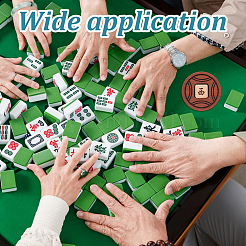 Wood Wind Direction Dice&nbsp;AJEW-WH0348-882