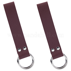 2Pcs Alloy Imitation Leather Belt Buckles&nbsp;FIND-GF0008-78B