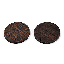 Natural Wenge Wood Pendants&nbsp;WOOD-T023-29E-01