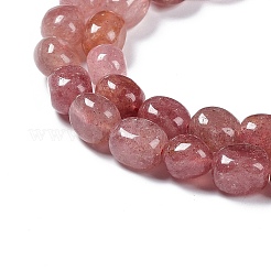 Natural Strawberry Quartz Beads Strands&nbsp;G-C038-02L