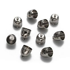 Brass Cord Ends&nbsp;KK-D217-14x12-B
