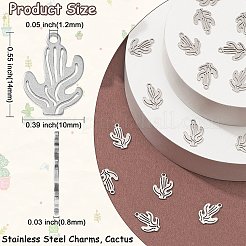 201 Stainless Steel Pendants&nbsp;STAS-CJC0014-01P