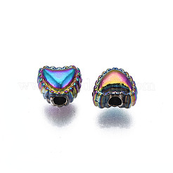 Rack Plating Rainbow Color Alloy Beads&nbsp;PALLOY-S180-341