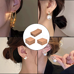 100Pcs Kraft Paper Single Earring Display Cards with Hanging Hole&nbsp;CDIS-YW0001-21
