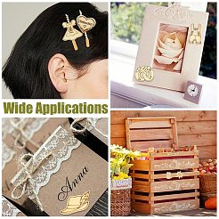 50Pcs Pine DIY Decorative Materials&nbsp;WOOD-CJC0050-01