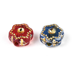 Plastic Flower Beads&nbsp;KY-T041-26A-M