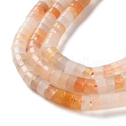 Natural Golden Silk Jade Beads Strands&nbsp;G-H230-64