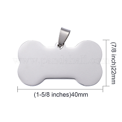 Tarnish Resistant 304 Stainless Steel Pendants&nbsp;STAS-I140-07B