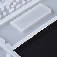 DIY Rectangle Display Decoration Insert Base Silicone Molds&nbsp;DIY-G058-E05