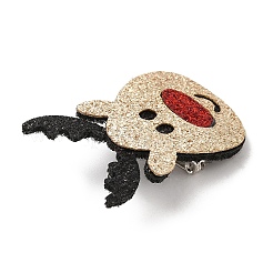 Christmas Theme PU Leather Brooch&nbsp;LS-JEWB-C004-01E