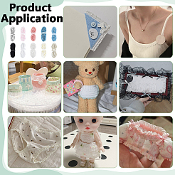 10 Colors Polyester Elastic Stretch Lace Trim&nbsp;OCOR-PH0008-01