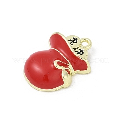 Alloy Enamel Pendants&nbsp;PALLOY-R151-24G