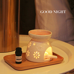 4Pcs 2 Colors Porcelain Candle Holder&nbsp;AJEW-PH0001-72