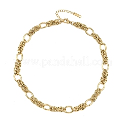 304 Stainless Steel Link Chain Necklaces&nbsp;NJEW-L470-03G