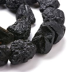 Natural Tektite Beads Strands&nbsp;G-K419-01A