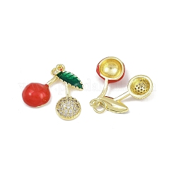 Brass Micro Pave Cubic Zirconia Pendants&nbsp;KK-H072-11A-G02