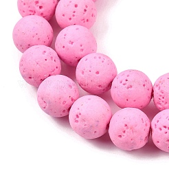 Dyed Synthetic Lava Rock Beads Strands&nbsp;GG-CBAAE19-07B