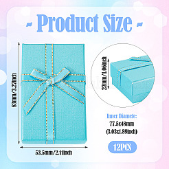 12Pcs Paper Storage Gift Boxes&nbsp;CON-TA0001-08A