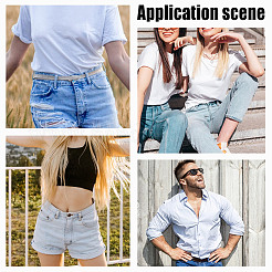 40Pcs Silicone Zipper Holder Upper for Jeans&nbsp;HJEW-NB00229