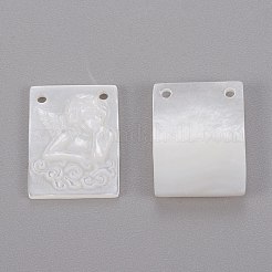 Natural White Shell Mother of Pearl Shell Pendants&nbsp;SHEL-K004-05