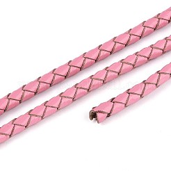 Hollow Braided Cowhide Leather Cord&nbsp;NWIR-ZX002-01B
