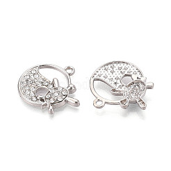 Alloy Rhinestone Pendants&nbsp;FIND-N008-07P
