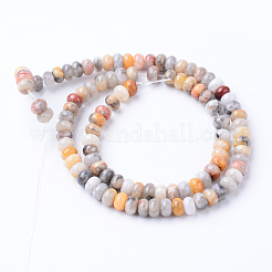 Natural Crazy Lace Agate Bead Strands&nbsp;X-G-R403-4x6-04