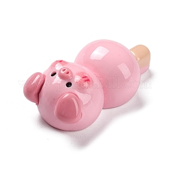 Opaque Resin Cute Pig Imitation Food Decoden Cabochons&nbsp;CRES-M016-01I