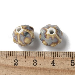 Vintage Porcelain Pumpkin Beads&nbsp;PORC-L080-A02