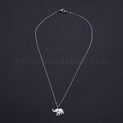 Non-Tarnish 201 Stainless Steel Pendant Necklaces&nbsp;NJEW-S105-JN552-40-1