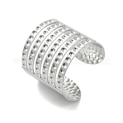 304 Stainless Steel Cuff Bangles for Women&nbsp;BJEW-Z096-06P