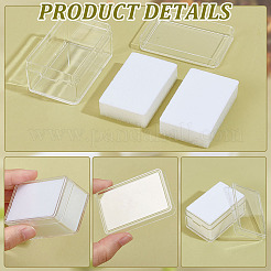 Rectangle Clear Plastic Loose Diamond Display Boxes&nbsp;CON-WH0092-60A