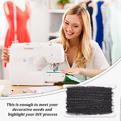 14M Polyester Flat Ruffled Elastic Cord&nbsp;EC-FG0001-03A