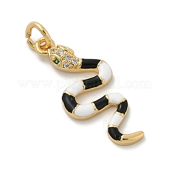 Brass Micro Pave Cubic Zirconia Pendants&nbsp;LS-KK-H494-01G-03